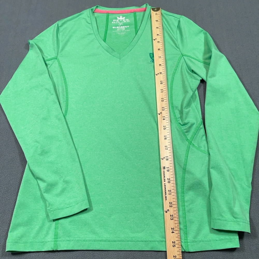 Peter Millar Element Green Performance Golf Shirt… - image 3